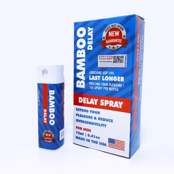 Chai xịt chống xuất tinh sớm Bamboo Delay Spray USA