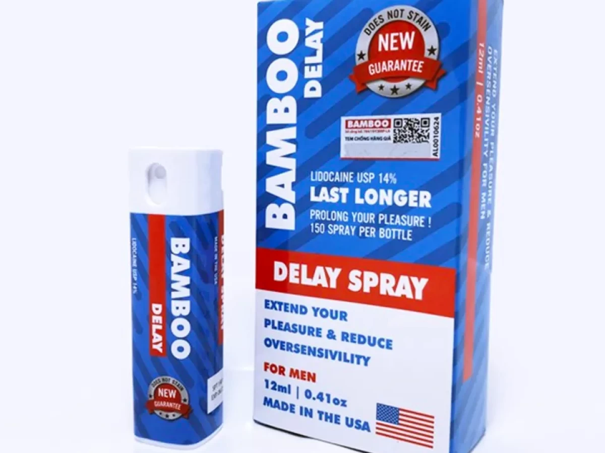 Chai xịt chống xuất tinh sớm Bamboo Delay Spray USA