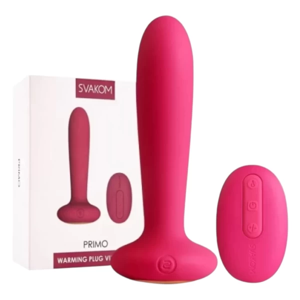 Máy mát xa kích thích hậu môn Svakom Primo phát nhiệt pin sạc hàng USA