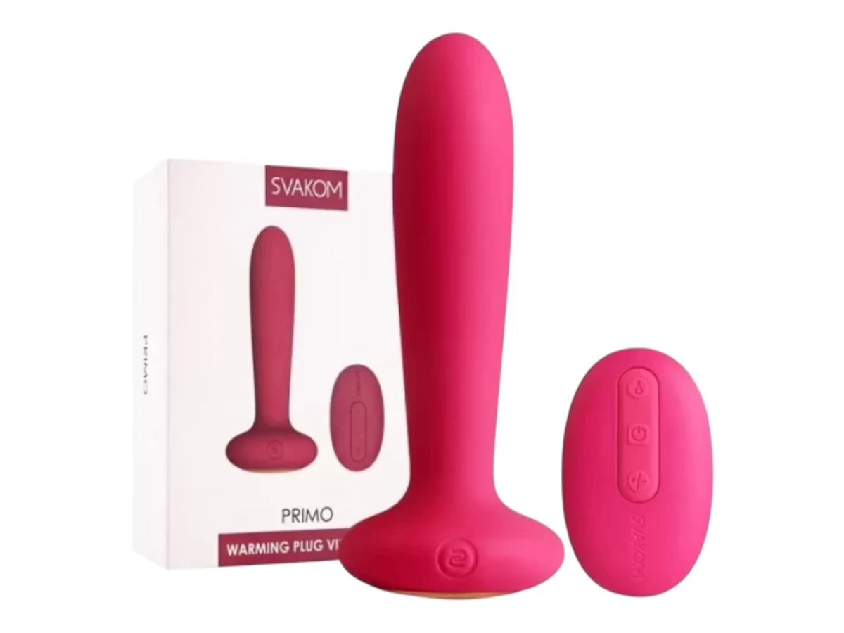 Máy mát xa kích thích hậu môn Svakom Primo phát nhiệt pin sạc hàng USA