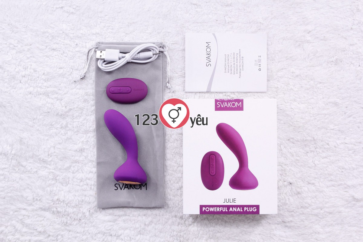 Máy rung kích thích hậu môn Svakom Julie 5 chế độ rung điều khiển từ xa 3