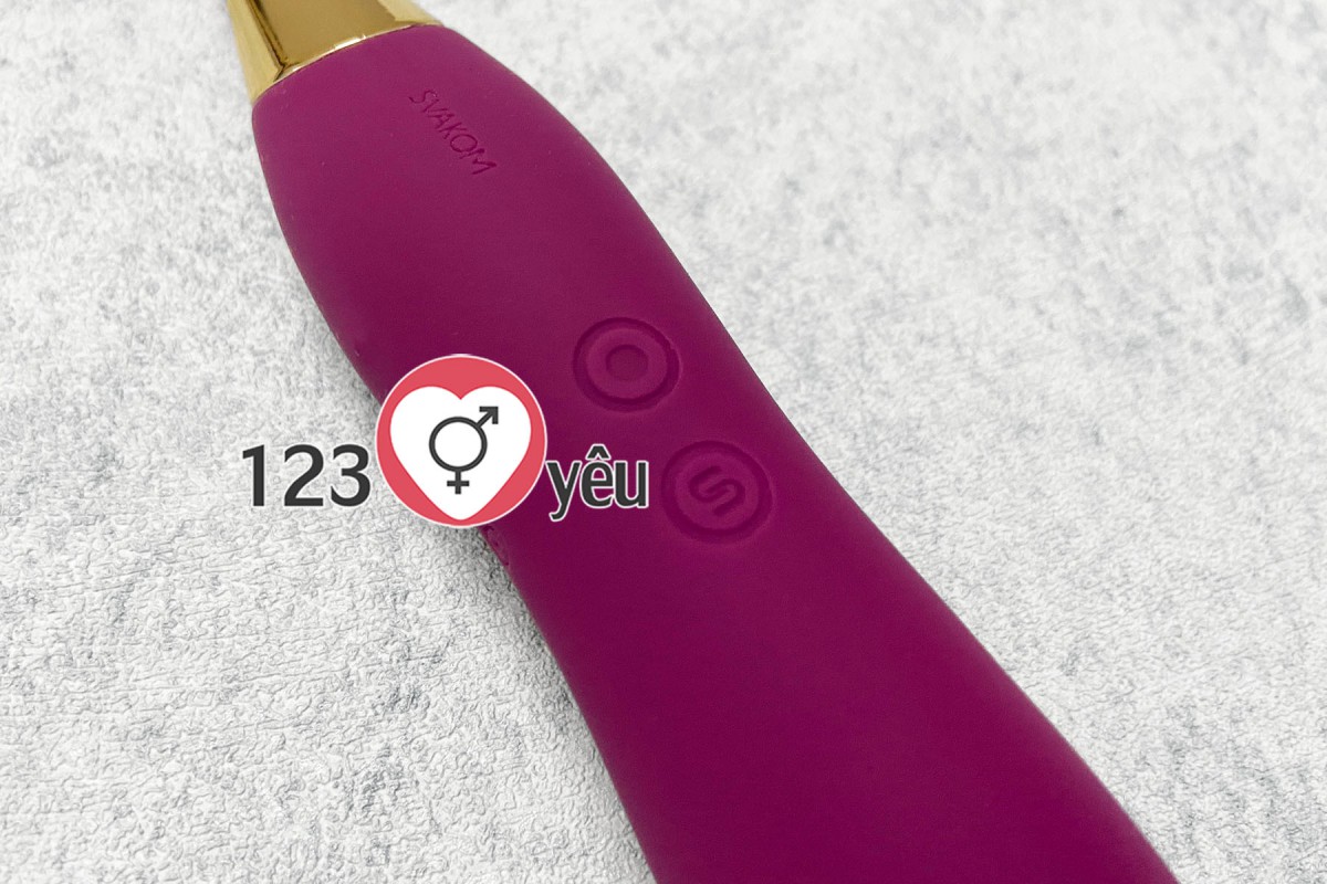 Máy massage đi&ecirc;̉m G cao c&acirc;́p Svakom Beatrice 2 đầu rung phụ kiện 4