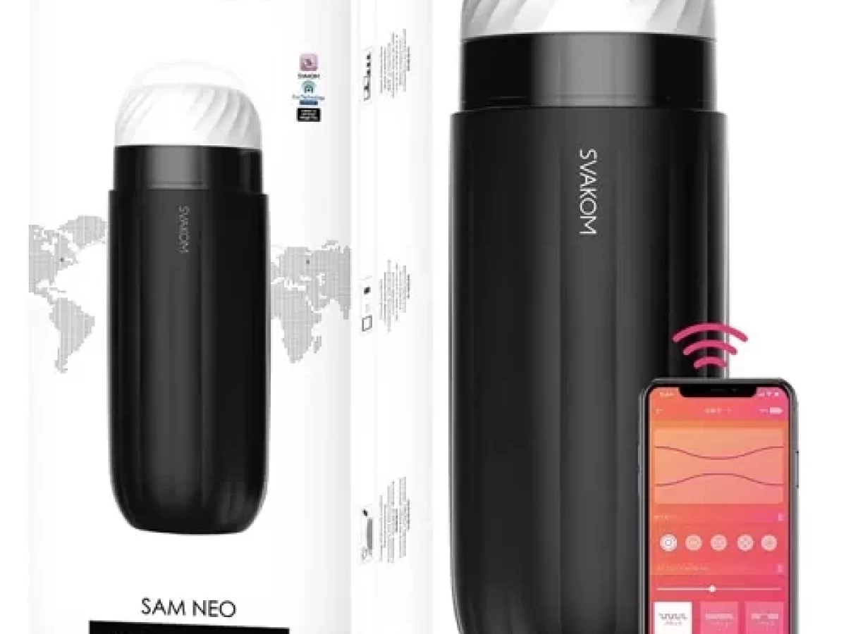 Âm đạo giả cao cấp Svakom Alex Neo 2 rung thụt điều khiển điện thoại