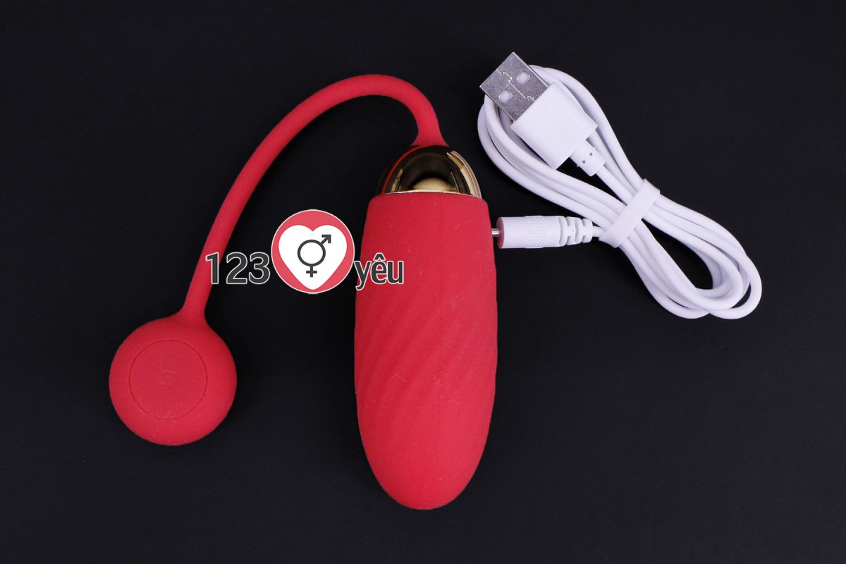 Trứng rung tình yêu Svakom Ella 11 chế độ rung điều khiển Smartphone 10