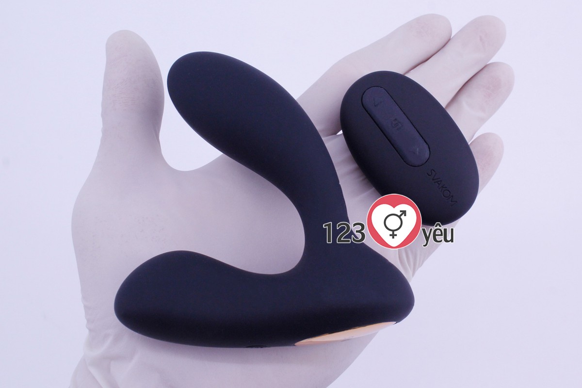 Dụng cụ k&iacute;ch th&iacute;ch hậu m&ocirc;n Svakom Vick 7 ch&ecirc;́ đ&ocirc;̣ rung đi&ecirc;̀u khi&ecirc;̉n từ xa 2