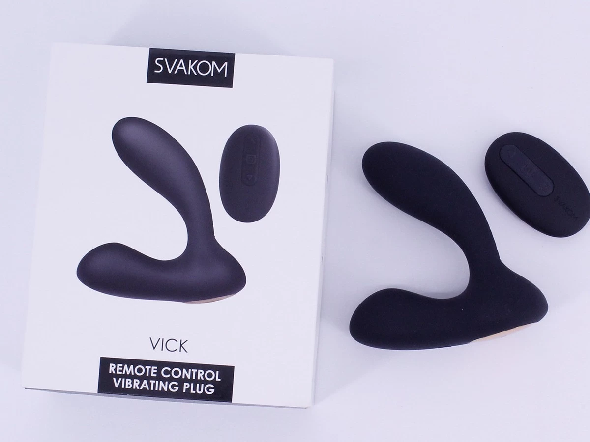 Dụng cụ k&iacute;ch th&iacute;ch hậu m&ocirc;n Svakom Vick 7 ch&ecirc;́ đ&ocirc;̣ rung đi&ecirc;̀u khi&ecirc;̉n từ xa