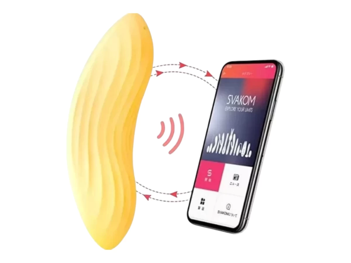 Lưỡi liếm âm đạo Svakom Edeny Echo Neo siêu mềm điều khiển qua app, có quần lót
