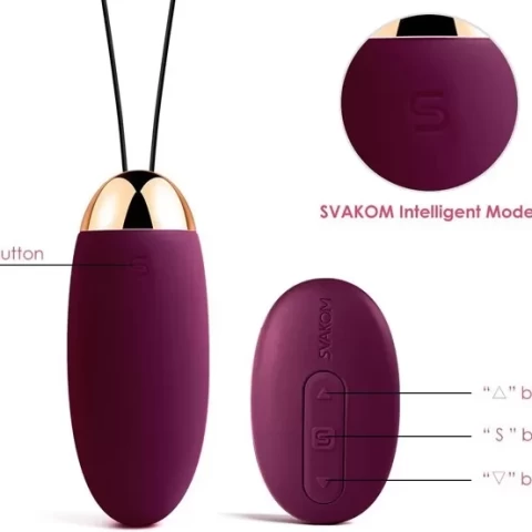 Trứng rung Svakom ELVA 6 chế độ rung điều khiển từ xa