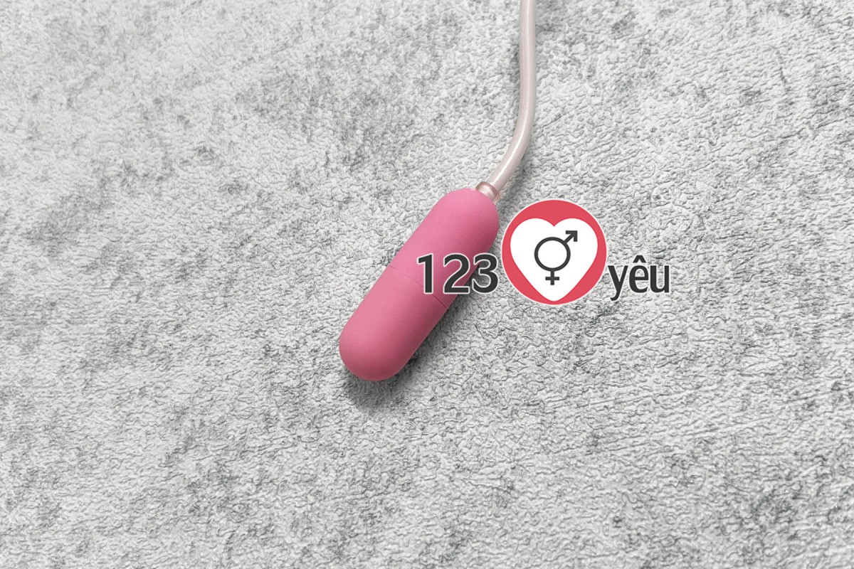 Trứng rung tình yêu 1 đầu pin sạc 2