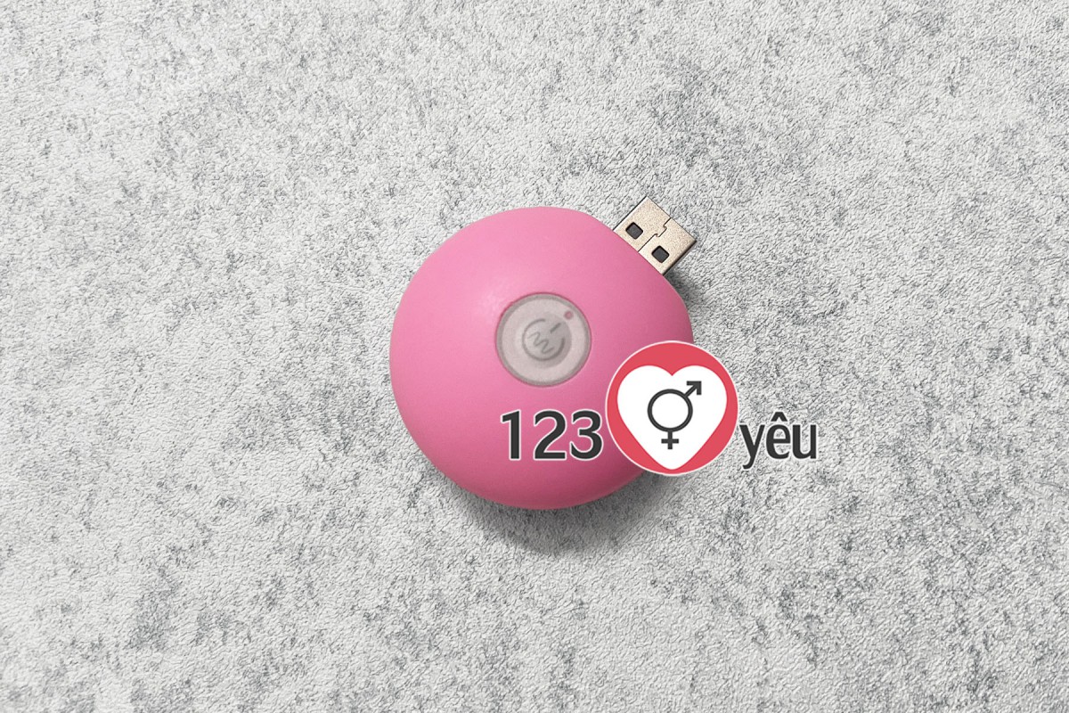 Trứng rung tình yêu 1 đầu pin sạc 3