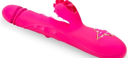 Dương vật giả lưỡi cao cấp Esther bi xoay Rung - Thụt