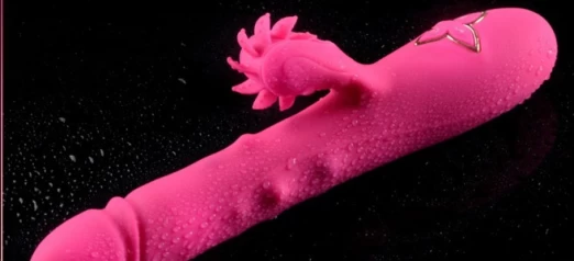 Dương vật giả lưỡi cao cấp Esther bi xoay Rung - Thụt