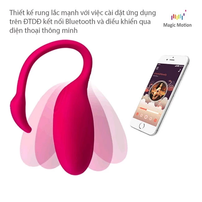 Trứng rung thiên nga Magic Motion Flamingo điều khiển Smartphone ➩ Hàng thật