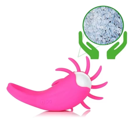 Vòng đeo dương vật lưỡi xoay CHI rung10 chế độ