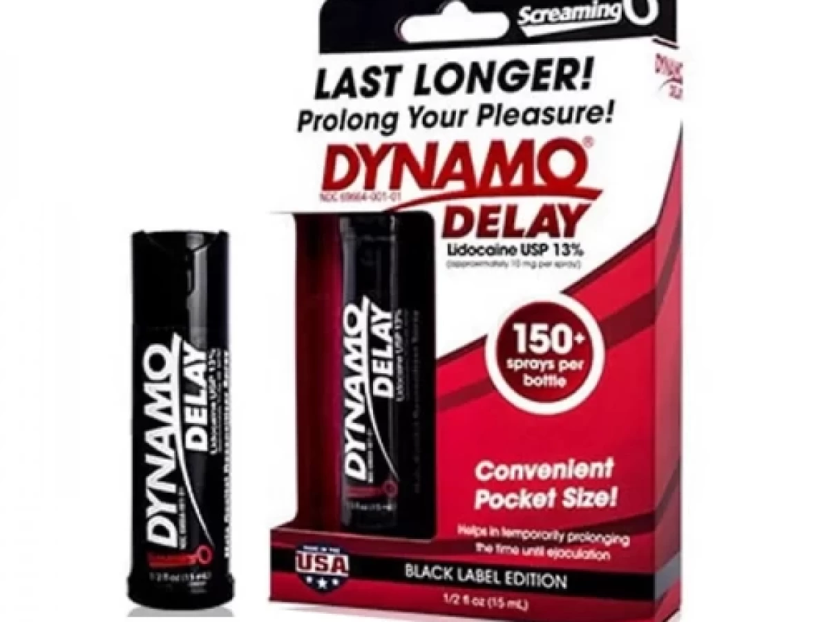 Dynamo Delay Black chai xịt chống xuất tinh sớm kéo dài thời gian