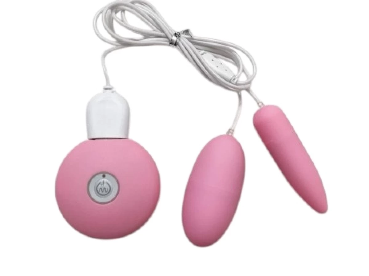 Trứng rung tình yêu 2 đầu MiChao pin sạc