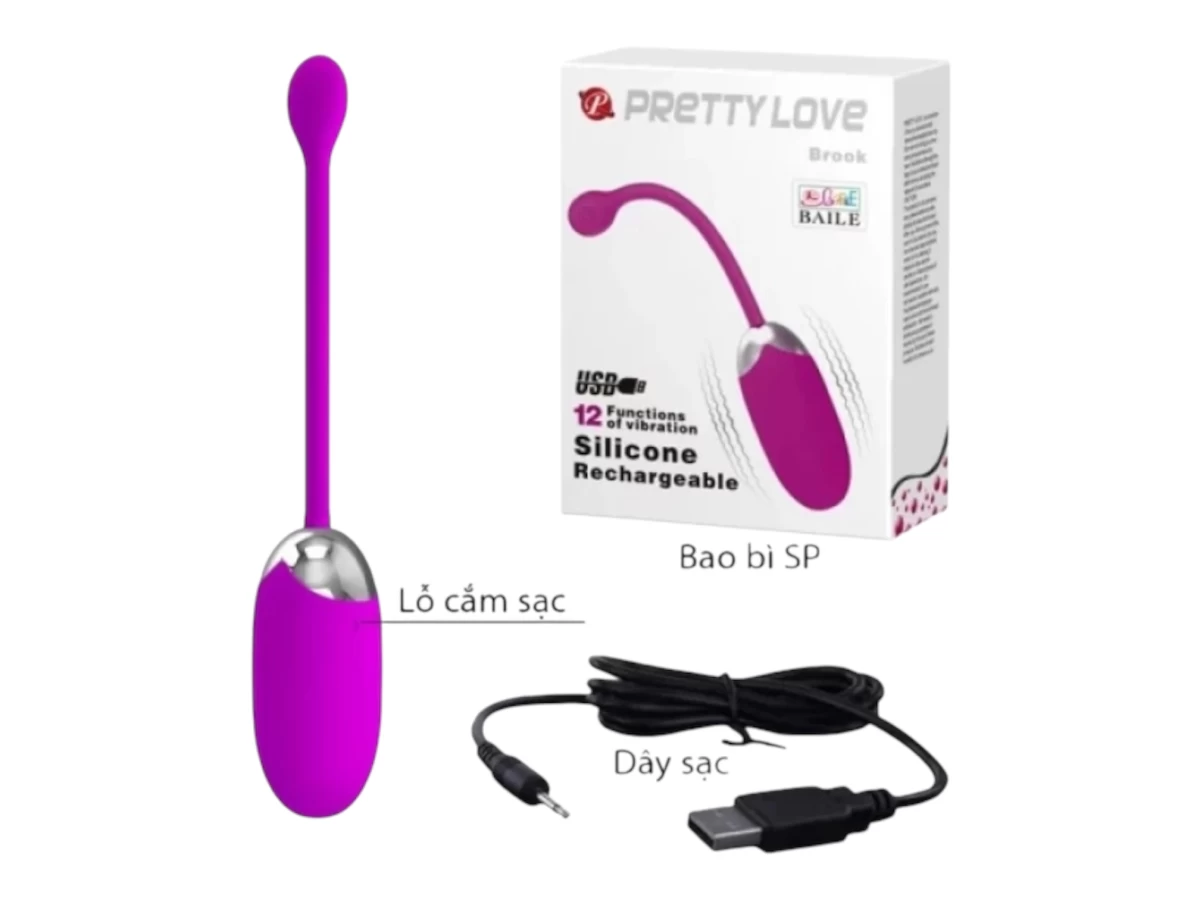 Trứng rung Abner 12 chế độ rung điều khiển bằng Smartphone