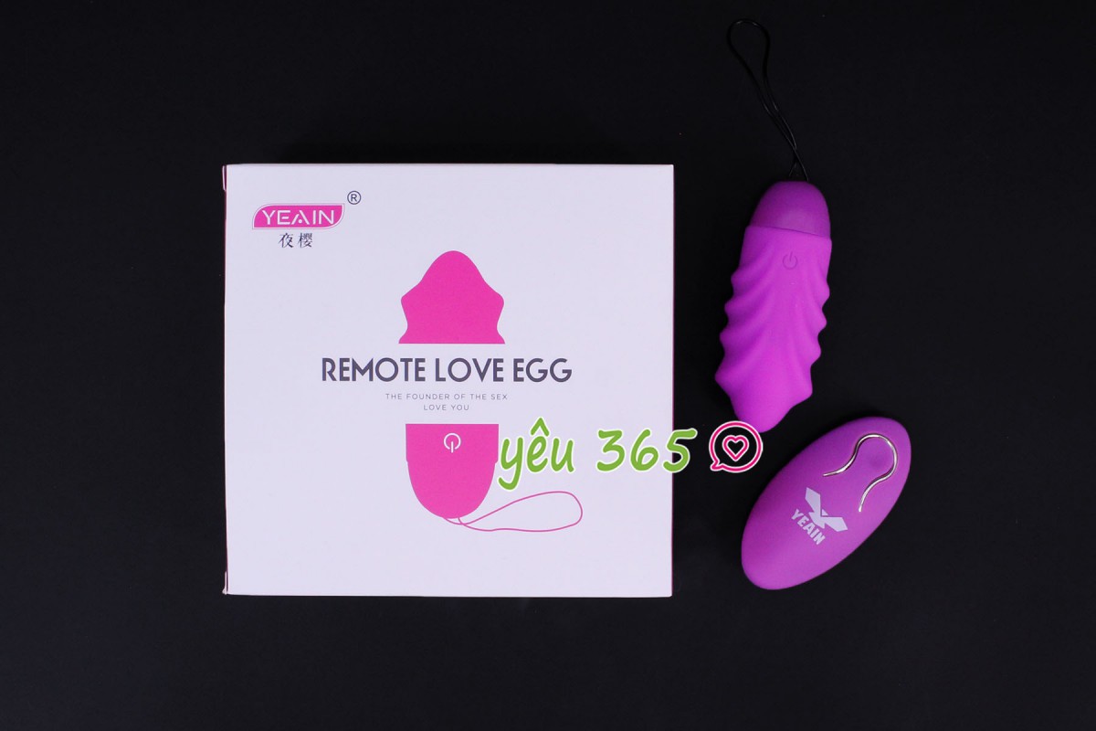 Trứng rung t&igrave;nh y&ecirc;u Yeain Sakura pin sạc rung mạnh 1