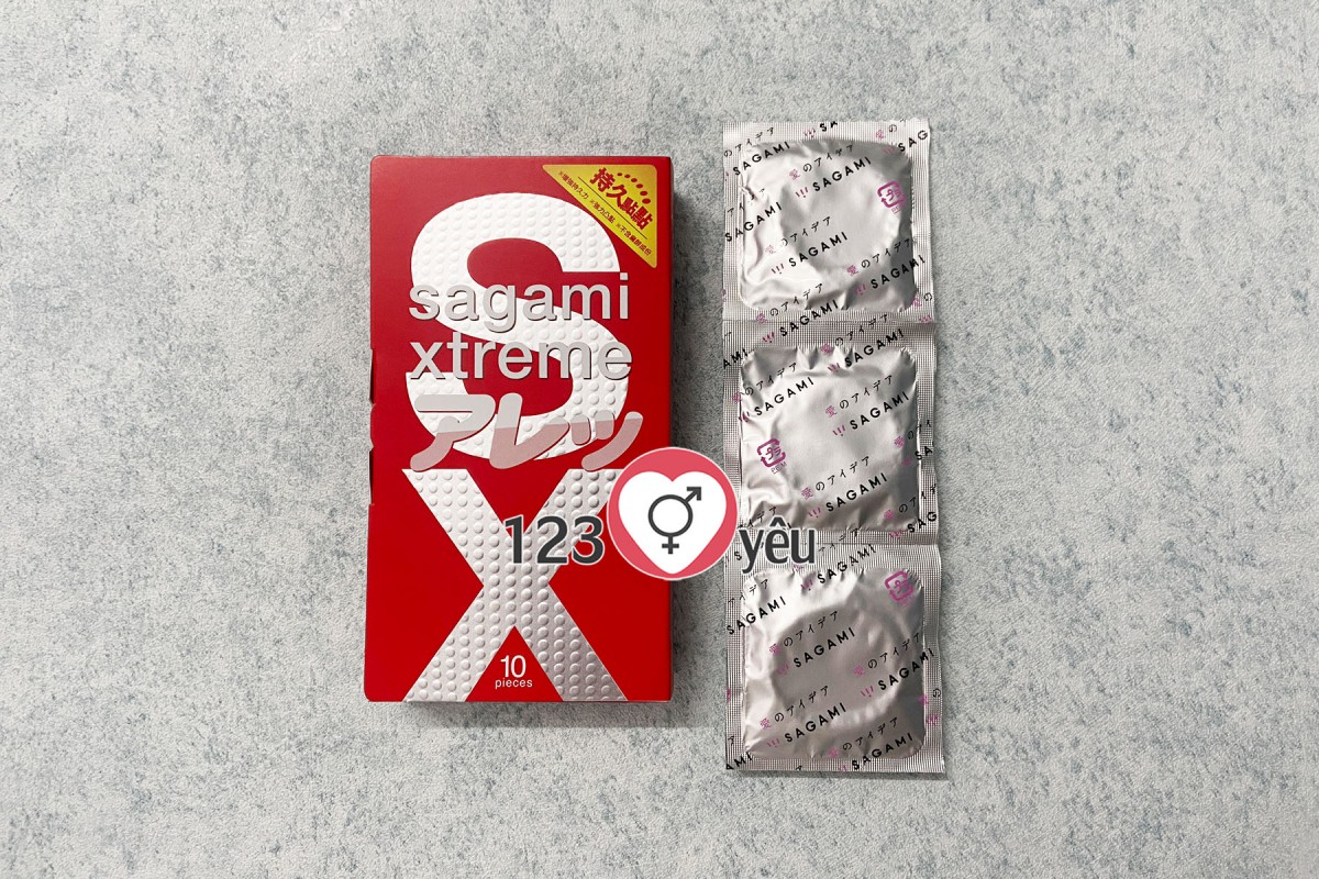 Bao cao su có gai Sagami Xtreme Feel Long 10 bao 1