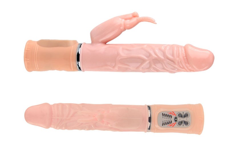 Sex toy dương vật giả phát nhiệt đa chức năng Baile DBL48 4