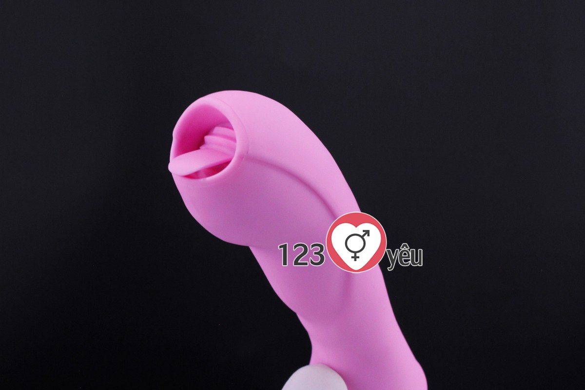 Dương vật giả Dibe lưỡi liếm điều khiển từ xa gắn quần lót 4