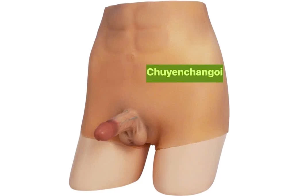 Quần dương vật giả size nhỏ đặc ruột siêu mềm có múi