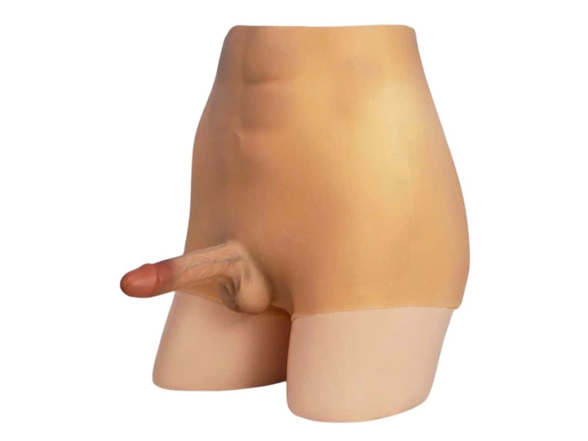 Quần dương vật giả size nhỏ đặc ruột siêu mềm có múi