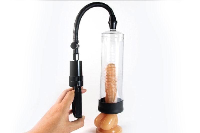 Sex toy máy tập tăng kích thước dương vật kéo tay MEN VX1 2