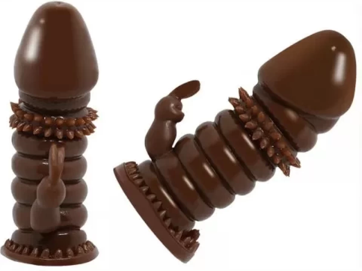 Sex toy bao cao su đôn dên siêu mềm gai có nhánh