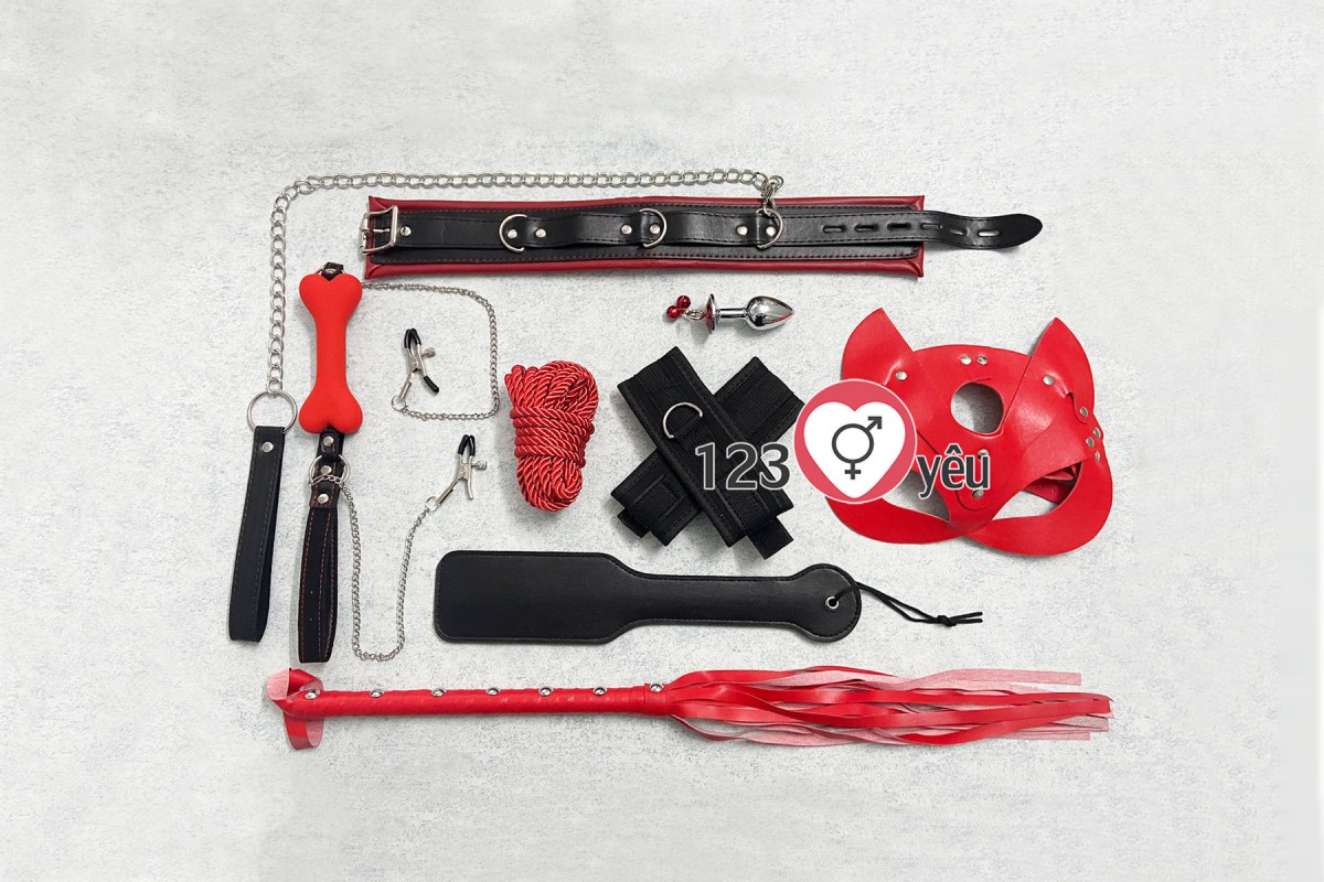 Bộ bạo d&acirc;m 8 m&oacute;n mặt nạ 4