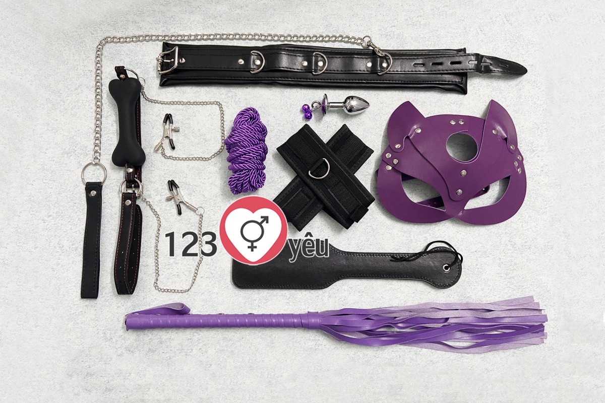 Bộ bạo d&acirc;m 8 m&oacute;n mặt nạ 7