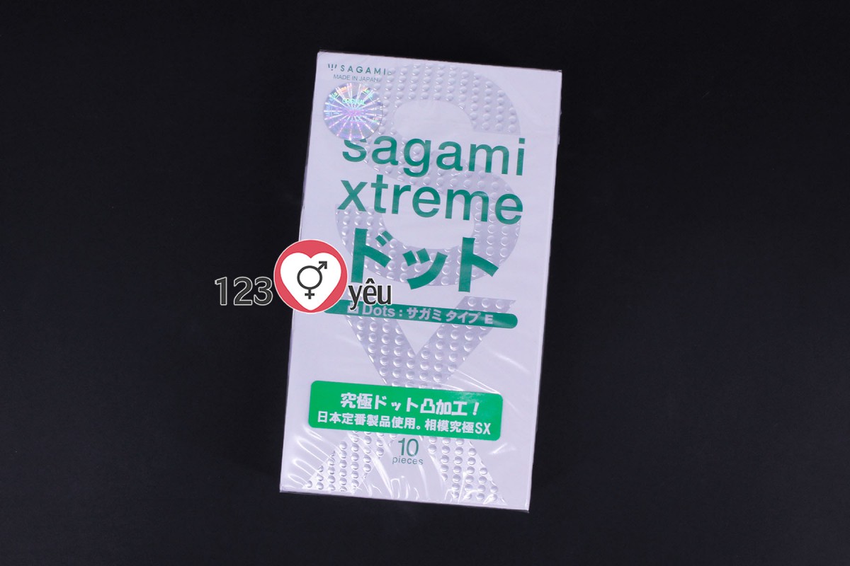 Bao cao su Sagami Xtreme White h&agrave;ng Nhật 1