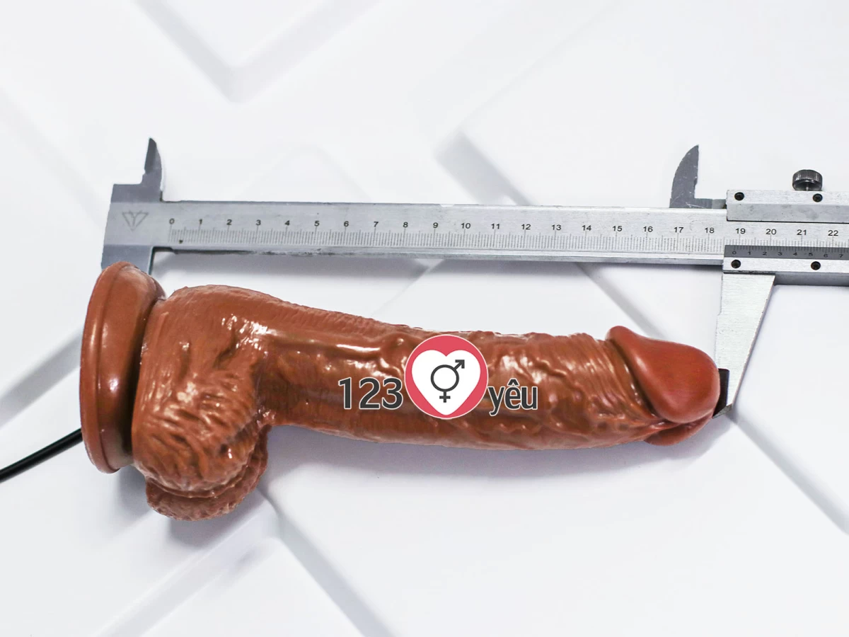Dương vật giả có đ&ecirc;́ Eros rung cực mạnh pin sạc