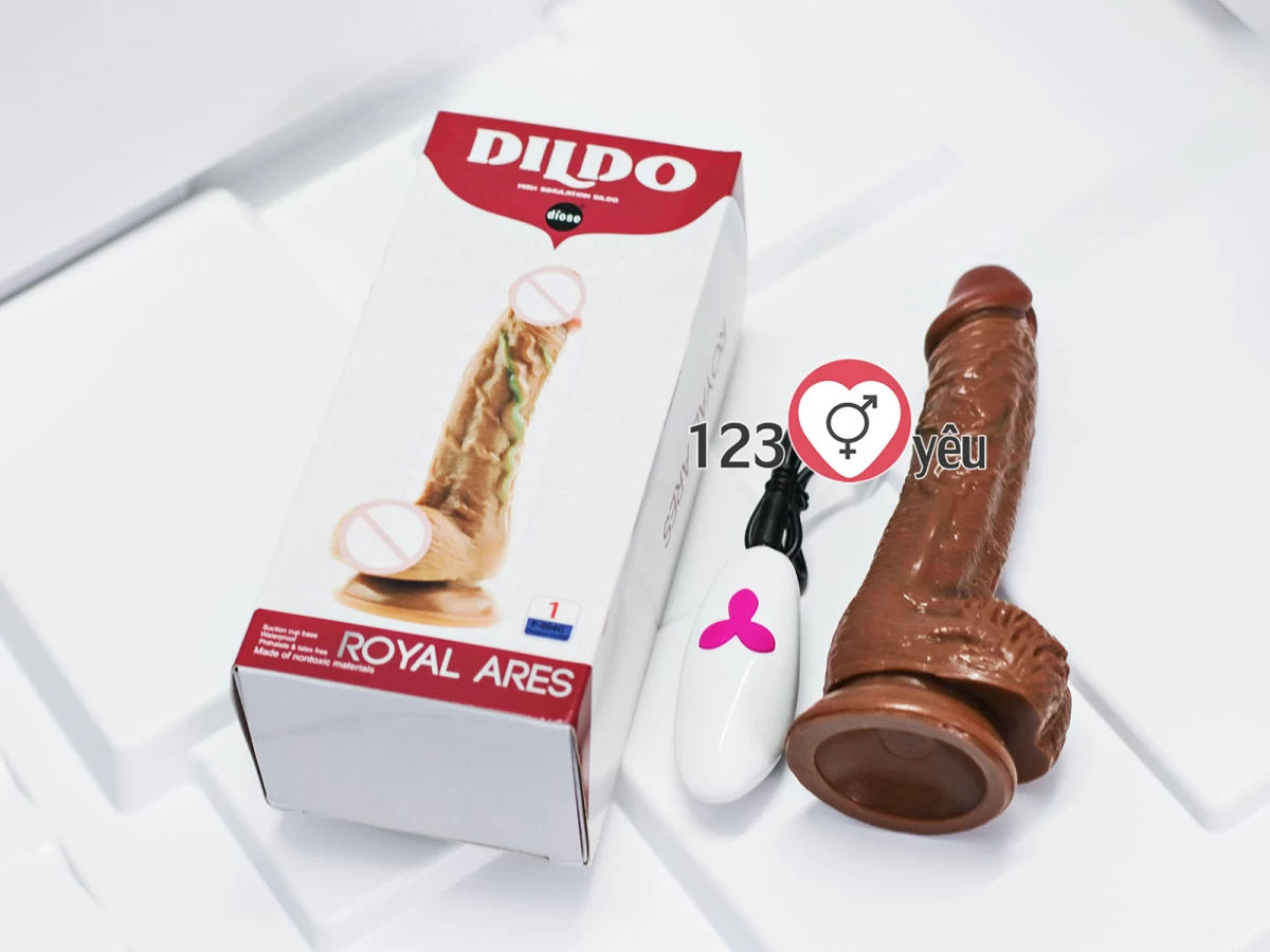 Dương vật giả có đ&ecirc;́ Eros rung cực mạnh pin rời
