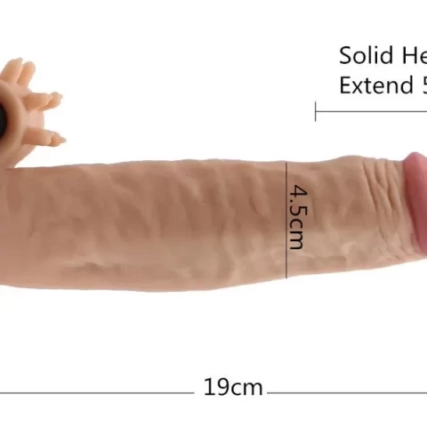 Bao cao su đôn dên rung gốc Pleasure X-Tender có quai đeo