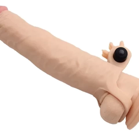 Bao cao su đôn dên rung gốc Pleasure X-Tender có quai đeo