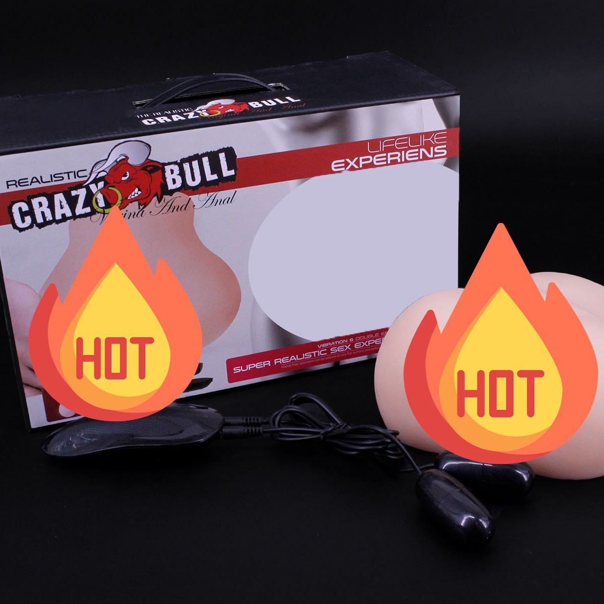 &Acirc;m đạo giả silicon cao cấp Crazy Bull - thanh l&yacute; c&ograve;n 1 sản phẩm duy nhất