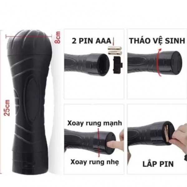 Âm đạo giả nguỵ trang đèn pin Bussy