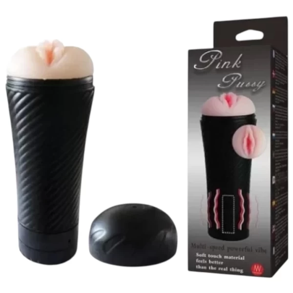 Âm đạo giả đèn pin Pink Pussy có rung giá rẻ