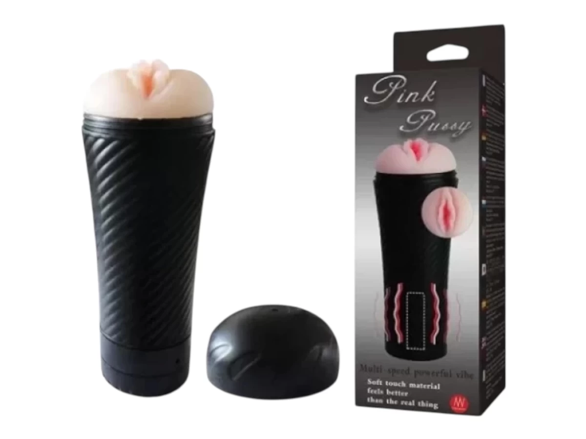 Âm đạo giả đèn pin Pink Pussy có rung giá rẻ