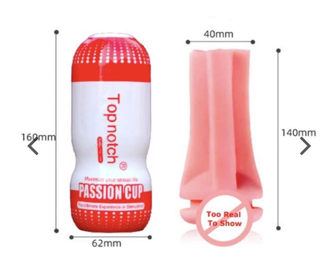 Âm đạo giả cốc Top Notch nhỏ gọn