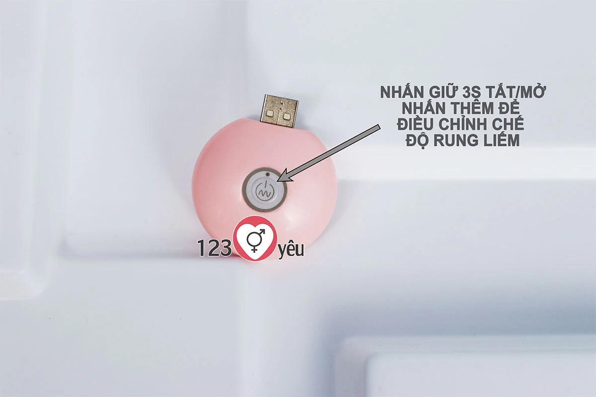 Trứng rung t&igrave;nh y&ecirc;u 2 đầu k&egrave;m lưỡi liếm