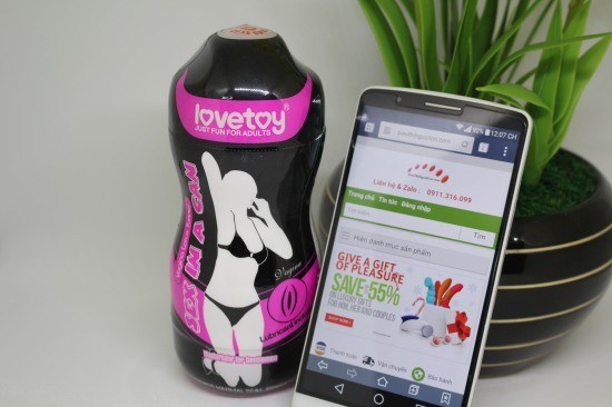 Âm đạo giả box nhỏ gọn cao cấp Lovetoy có rung