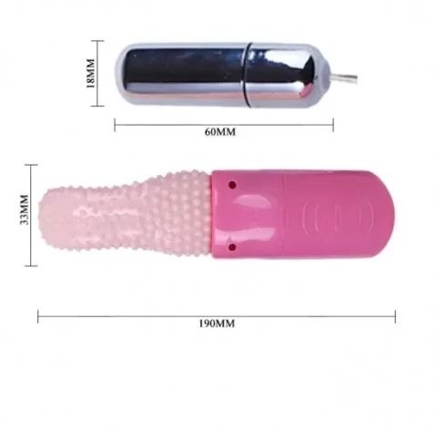 Lưỡi massage âm đạo có trứng rung Tongue