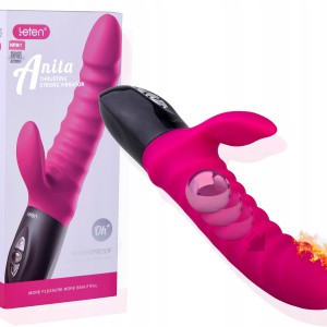 Dương vật giả rung thụt,phát nhiệt Leten Anita pin sạc