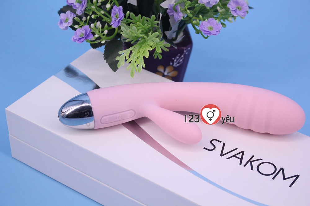 Máy massage điểm G pin sạc hàng Mỹ tiêu chuẩn châu Âu Svakom Barbara 14