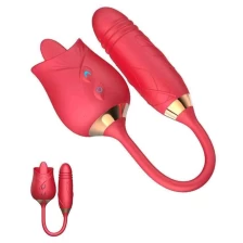 Trứng rung tình yêu hoa hồng hai đầu