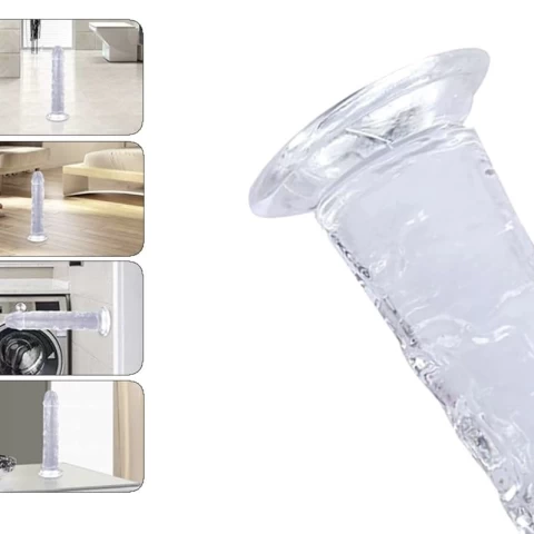 Dương vật giả có đế trong suốt cực sướng size nhỏ