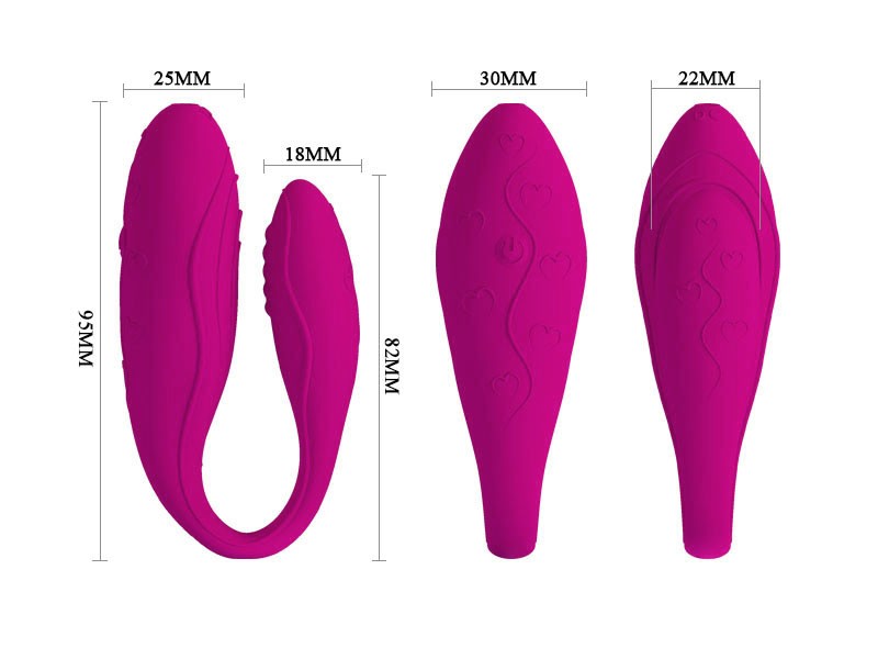 Sex toy máy mát xa điểm G Prettylove Indulgence 2 đầu 6