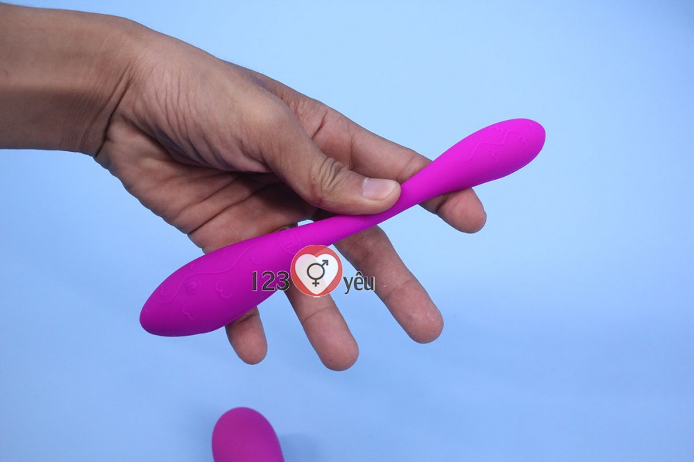 Sex toy máy mát xa điểm G Prettylove Indulgence 2 đầu 22